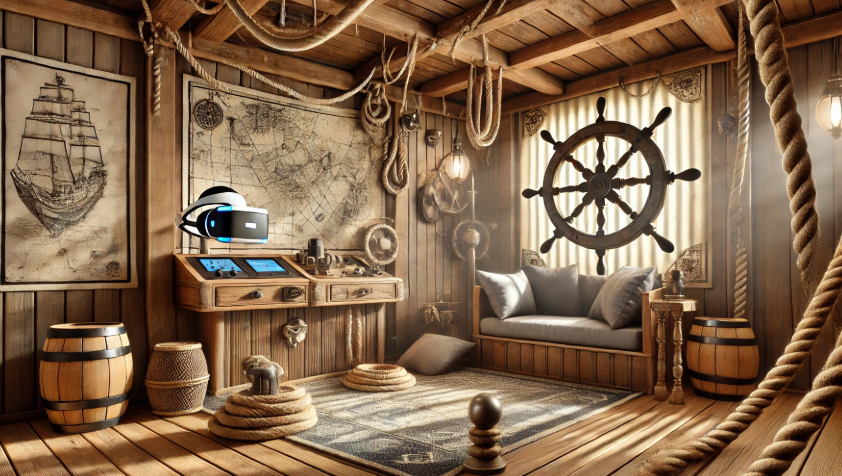 Nautical atmosphere in virtual games